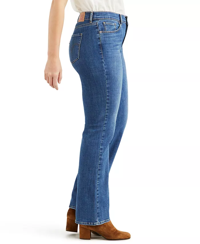 Women's Casual Classic Mid-Rise Bootcut Jeans - thumbnail 2