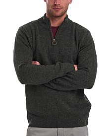 Men's Tisbury Quarter-Zip Rib-Cut Sweater