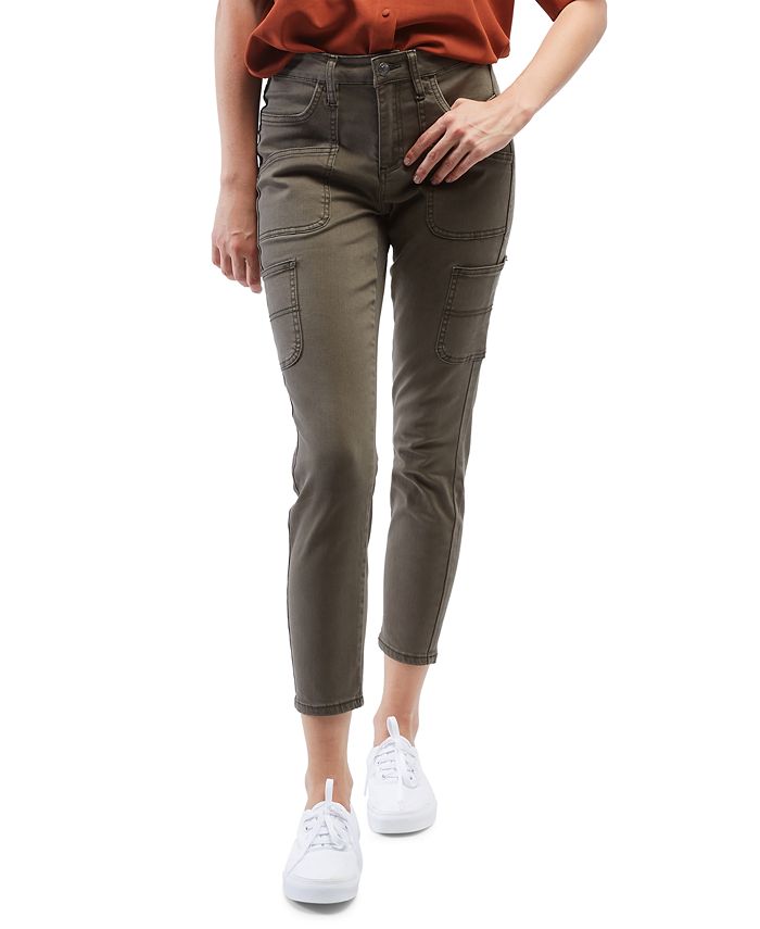 OAT High-Rise Cargo Ankle Skinny Jeans - Macy's