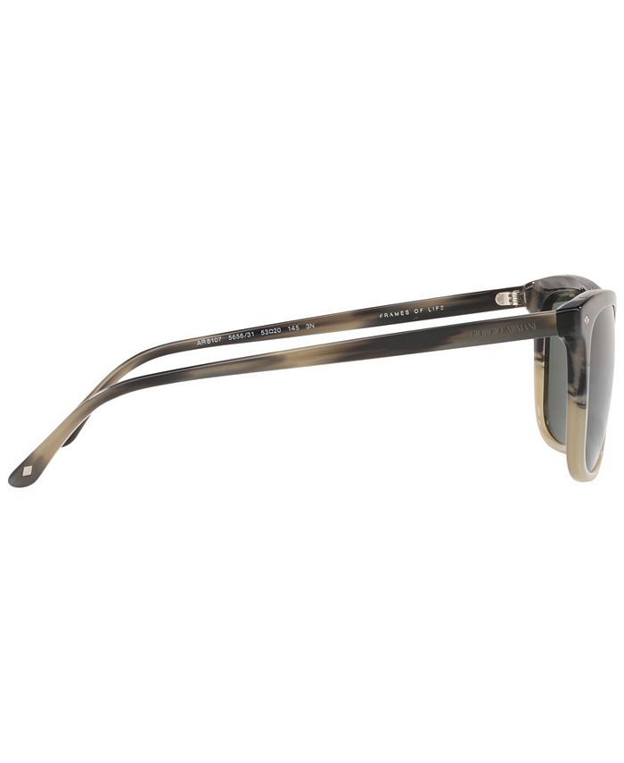 Giorgio Armani Men's Sunglasses, AR8107 53 - Macy's