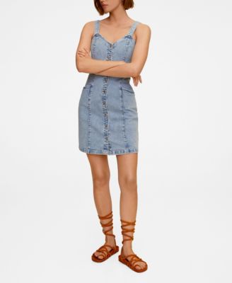 mango denim dress