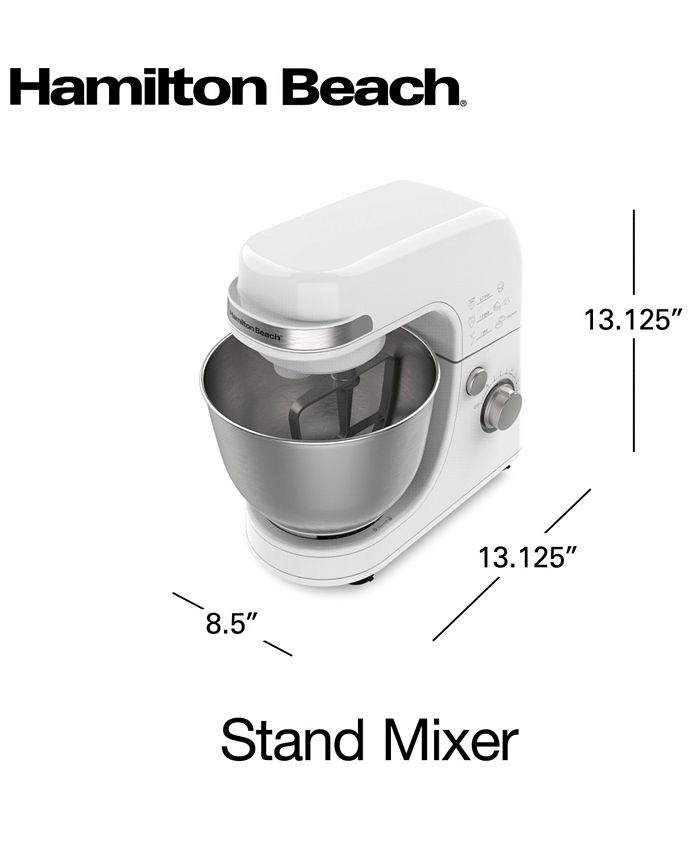 Hamilton Beach 7Speed 4 Quart Stand Mixer, 300 Watts Macy's