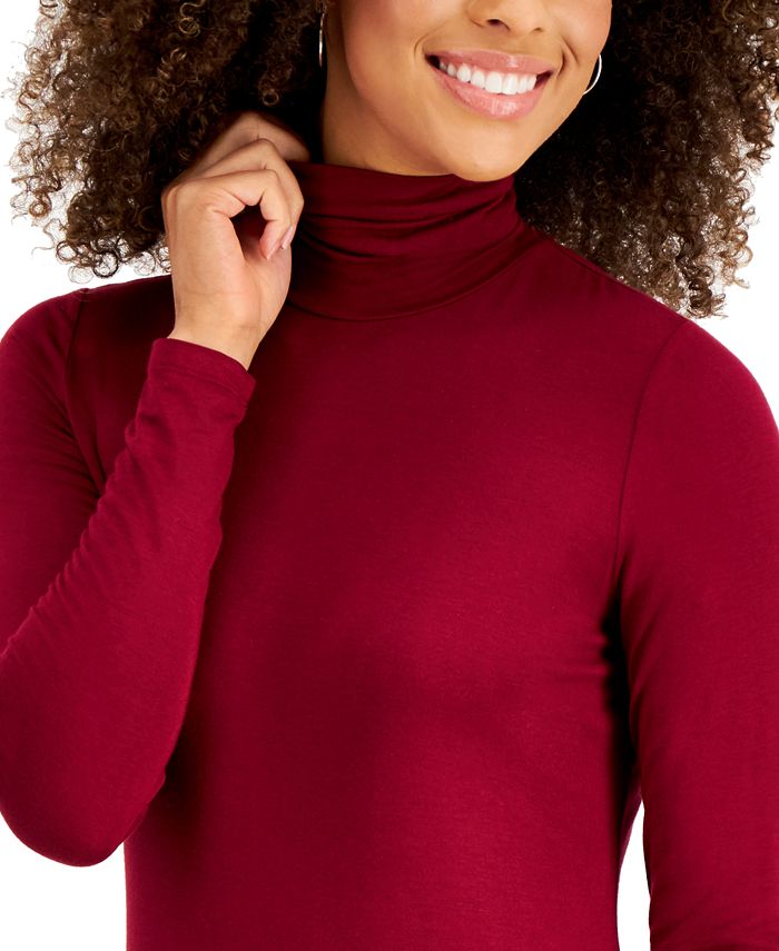 Style & Co Turtleneck Top, Created for Macy's - Macy's