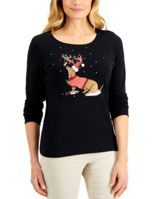 macy's holiday party tops