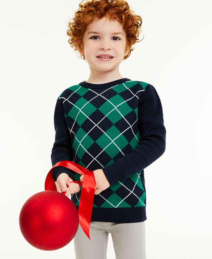 Boys argyle sweater discount