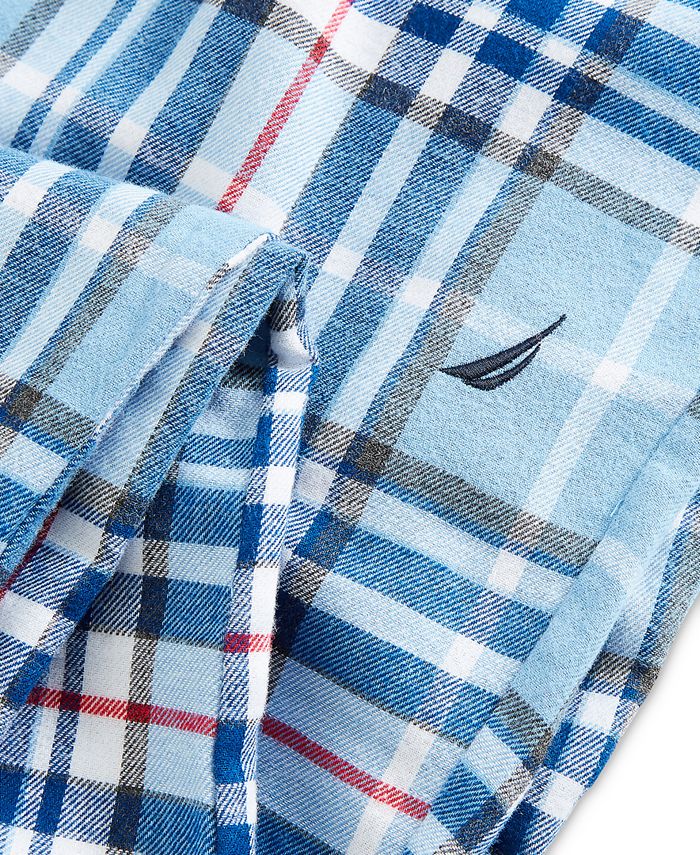 Nautica Men's Flannel Pants Pajama Set Macy's