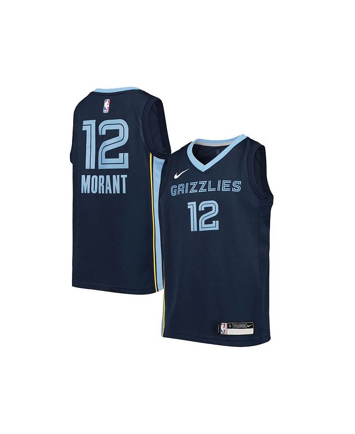 Preschool Nike Ja Morant Navy Memphis Grizzlies Swingman Player Jersey - Icon Edition