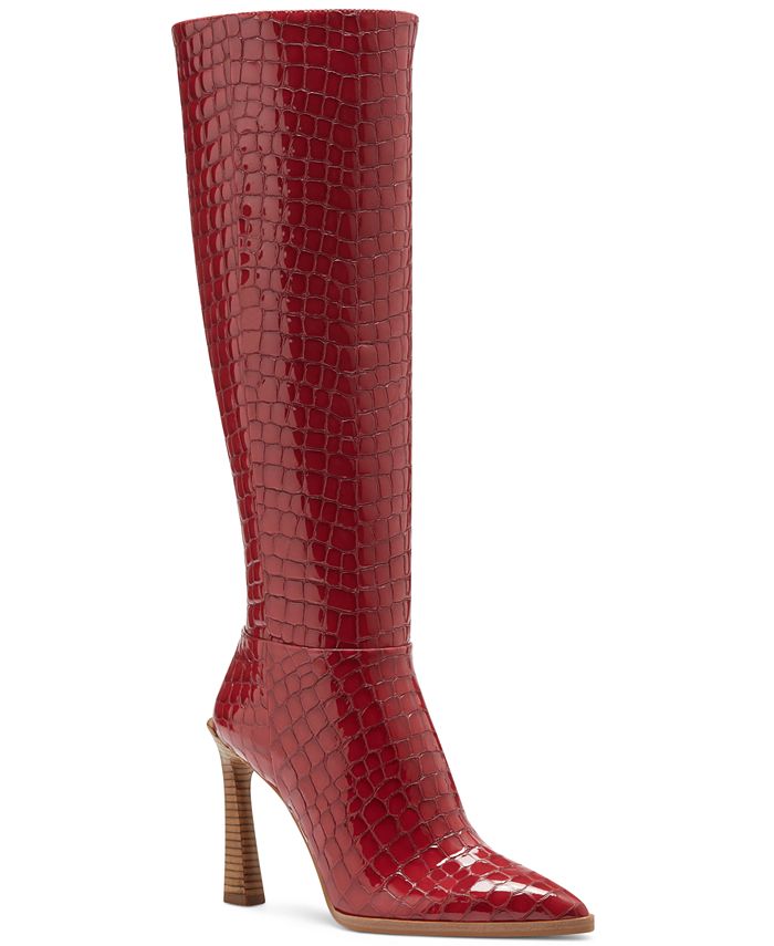 Vince camuto red boots 2025