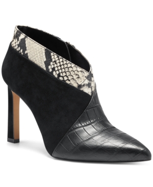 image of Vince Camuto Women-s Sempren Contrast Booties Women-s Shoes