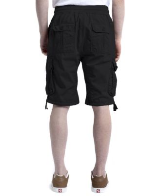 Twill Cargo Jogger Shorts 