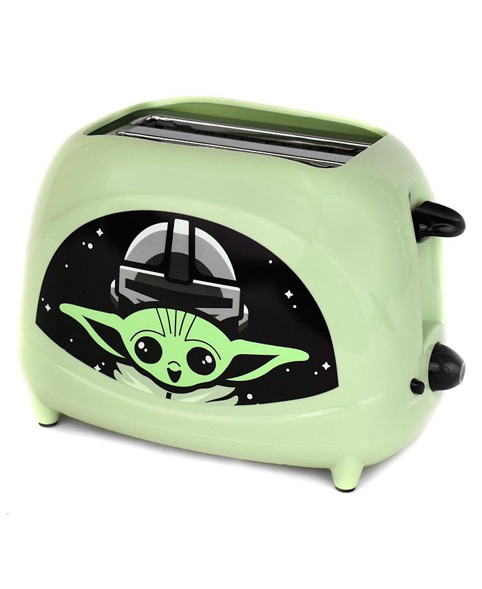 Uncanny Brands Star Wars The Mandalorian The Child 2Slice Toaster