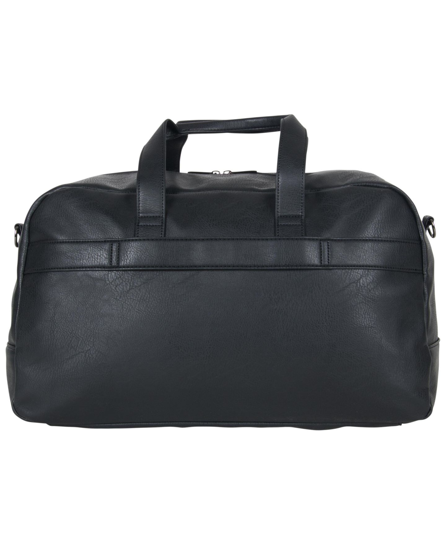 Чемоданы Kenneth Cole Reaction 20" Faux Leather Lightweight Carry-On Travel Duffel, цвет: Чёрный — фото 6