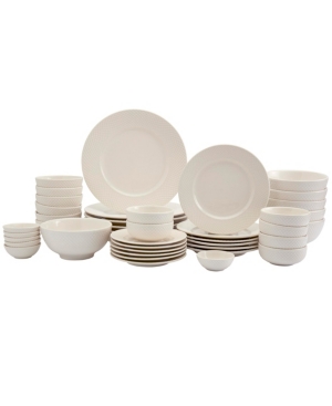 Tabletops Unlimited Inspiration by Denmark Amelia 42 Piece Dinnerware Set, Service for 6