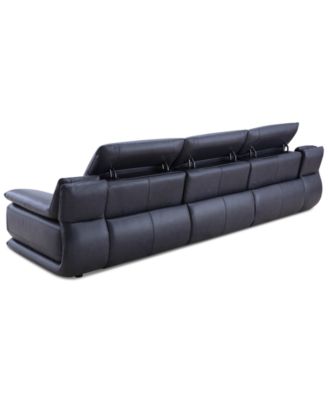 Daisley 3-Pc. Leather Sofa with 3 Power Recliners