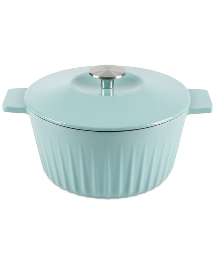 Martha Stewart Collection 3Qt. Enameled Cast Iron Dutch Oven Macy's