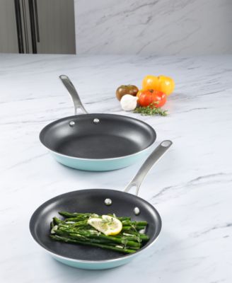 10-Pc. Hard-Enameled Aluminum Nonstick Cookware Set