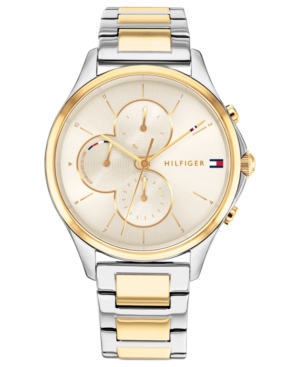 image of Tommy Hilfiger Women-s Two-Tone Stainless Steel Bracelet Watch 38mm