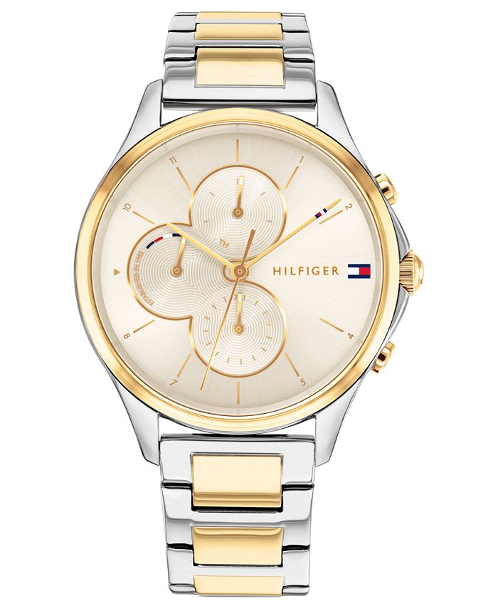 Tommy hilfiger two tone watch outlet