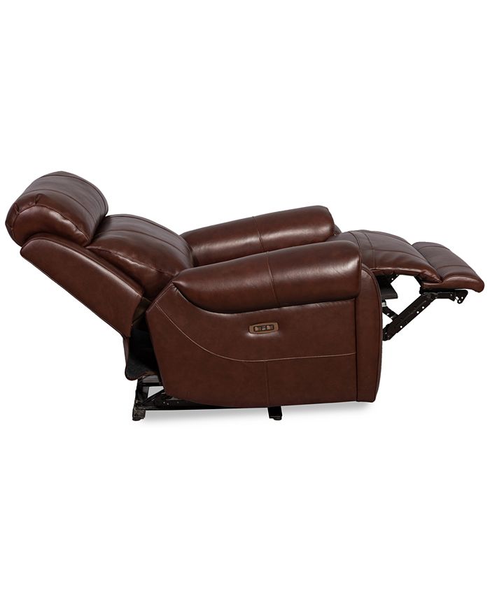 Furniture Orlyn Leather Power Recliner, Created for Macy's Macy's