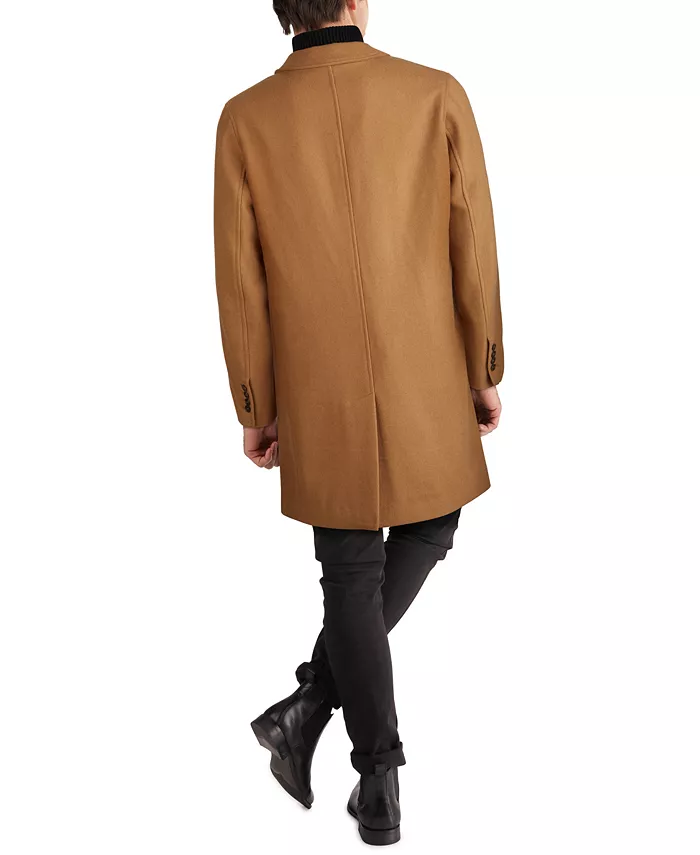 Men's Melton Classic-Fit Topcoat - thumbnail 2