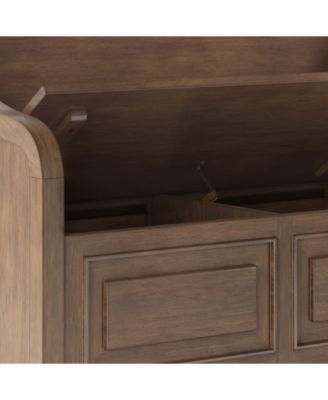 Connaught Solid Wood Entryway Storage Bench