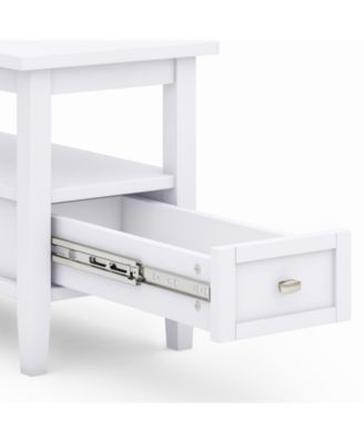 Warm Shaker Narrow Side Table