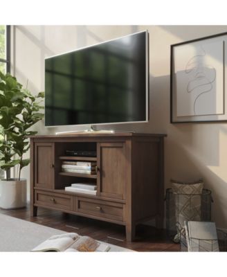 Warm Shaker Solid Wood TV Media Stand
