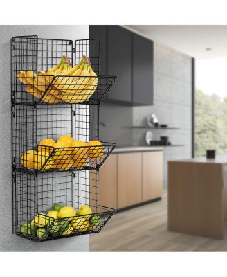 3 Tier Wall Mounted Storage Rack