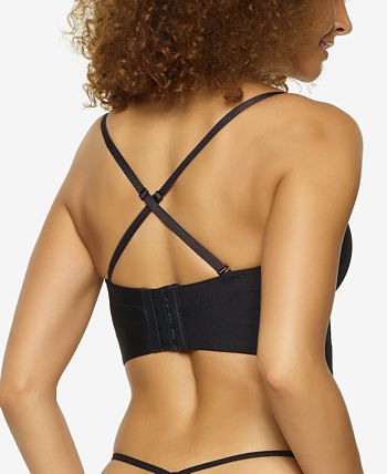 Felina Body Veil Longline Strapless Seamless Bra - Plus Size Strapless Bra  with Wide Back- Strapless Bras for Women Backless