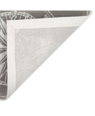 Frontporch Compass Black and Gray 3'6" x 5'6" Outdoor Area Rug