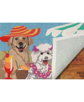 Frontporch Sassy Lassies Multi 2'6" x 4' Outdoor Area Rug