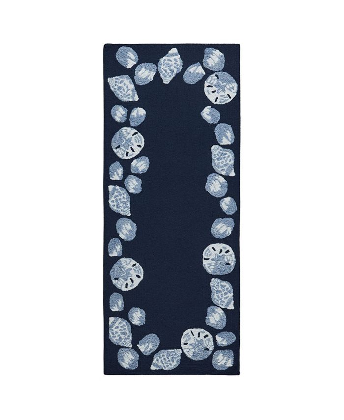 Liora Manne' Capri Seashell Border 2' x 5' Runner Rug Macy's