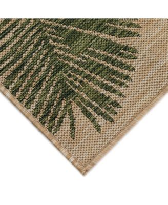 Carmel Palm 1'11" x 7'6" Runner Rug