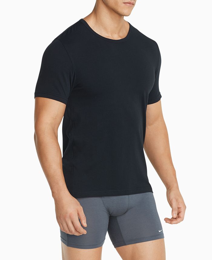 Nike Men's 2-Pack Luxe Cotton Modal Crewneck Undershirts - Macy's