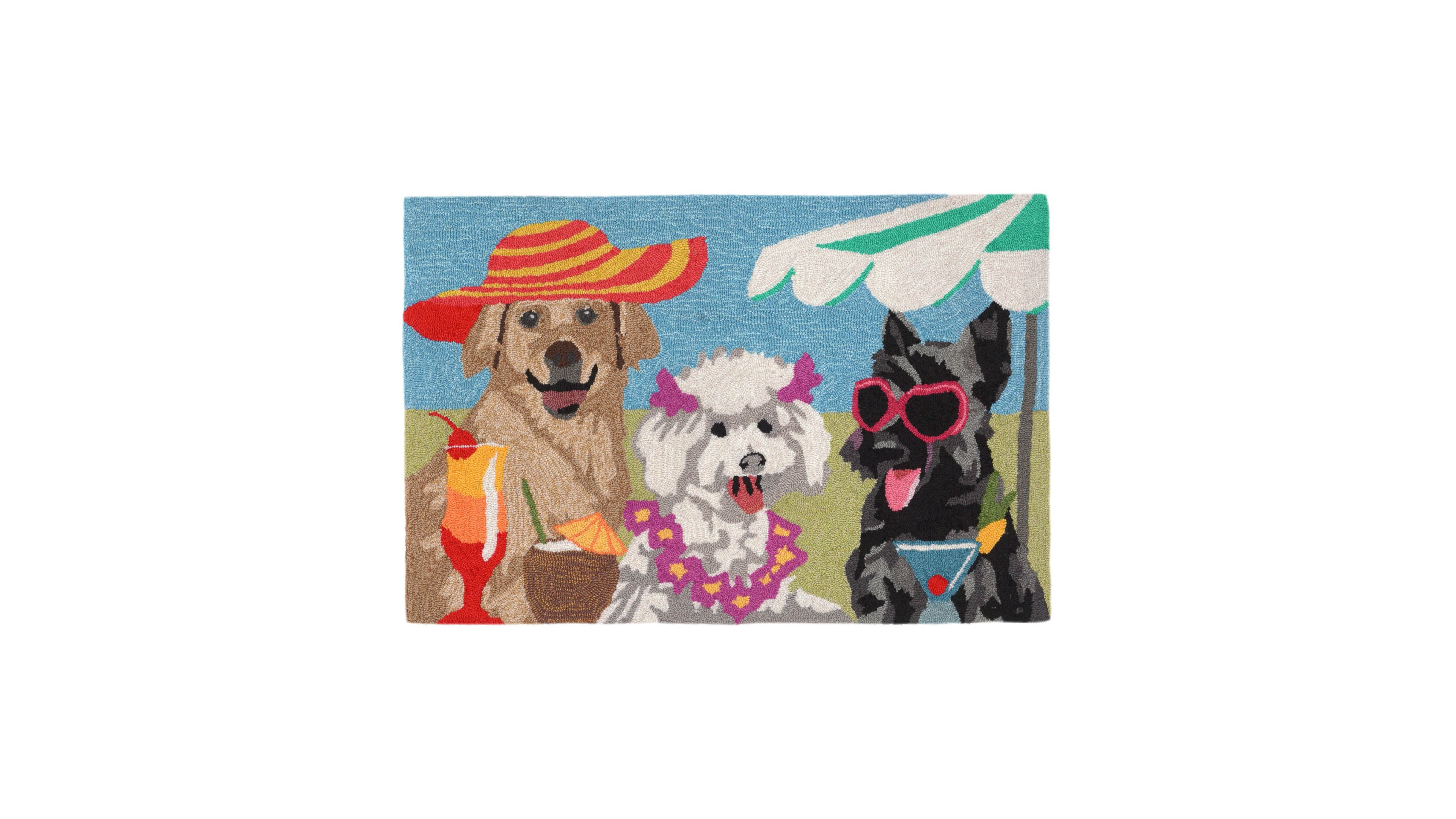 Liora Manne' Frontporch Sassy Lassies Multi 2' x 3' Outdoor Area Rug