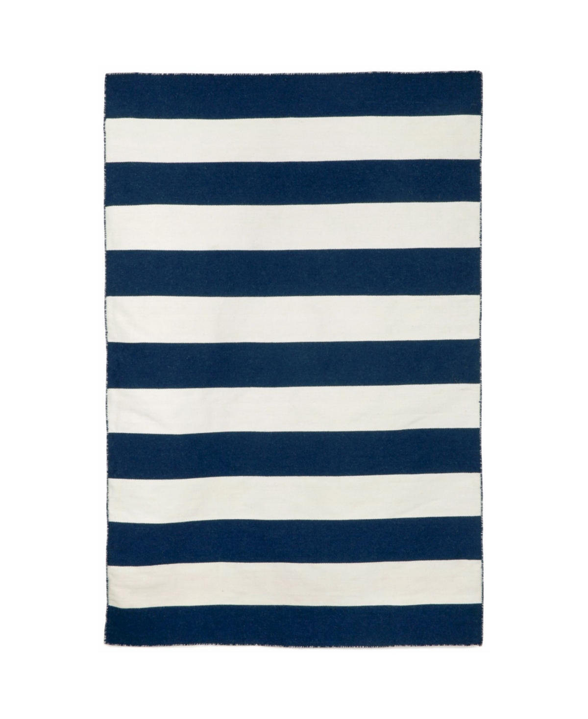 Liora Manne' Sorrento Rugby Stripe 8'3in x 11'6in Outdoor Area Rug - Navy