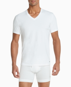 Nike Men's 2-Pack Everyday Cotton Stretch V-Neck Undershirts