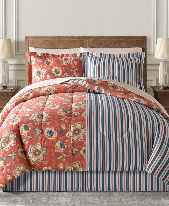 Fairfield Square Collection Francie 6Pc. Reversible Twin Comforter Set