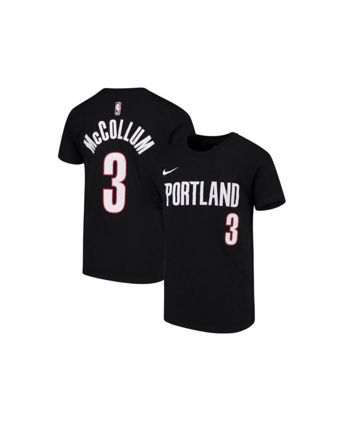 Nike Portland Trail Blazers Youth Icon Name and Number T-Shirt C. J. McCollum & Reviews - Sports Fan Shop By Lids - Men - Macy's