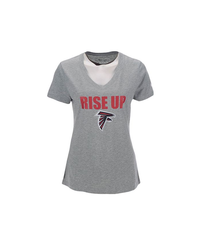 Nike - Atlanta Falcons Women's Local Tri-blend V-neck T-Shirt