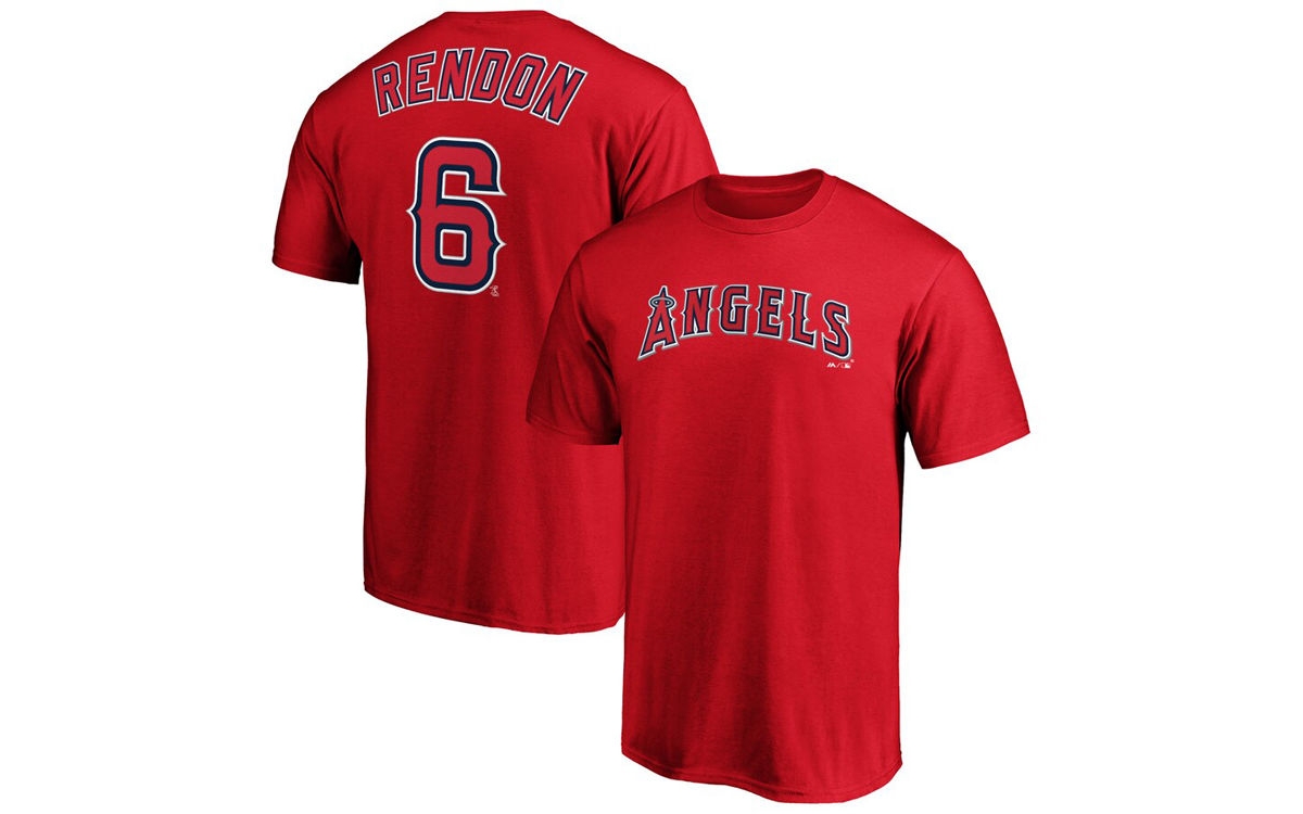 Nike Los Angeles Angels Men's Name and Number Player T-Shirt Anthony Rendon