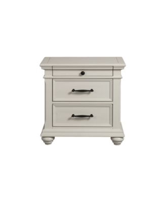 Brooks 3-Drawer Nightstand with USB Ports