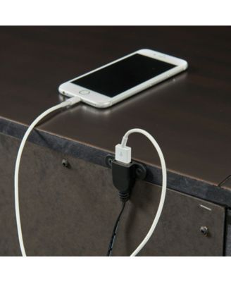 Brooks 3-Drawer Nightstand with USB Ports