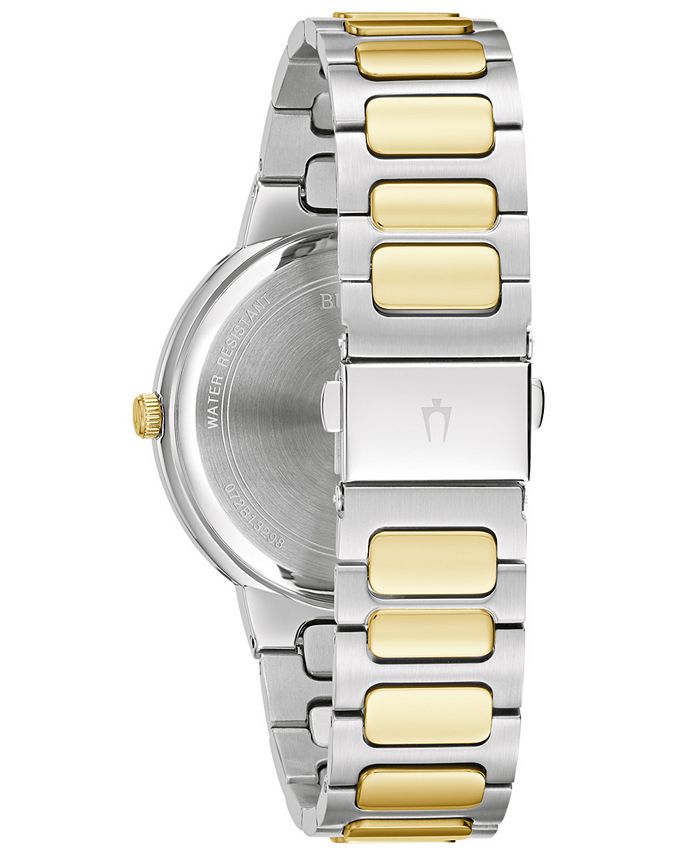 Bulova - Men's Two-Tone Stainless Steel Bracelet Watch 41mm