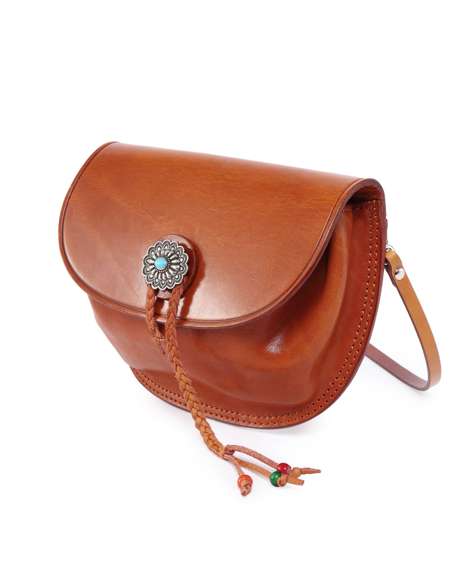 Women's Genuine Leather Garden Peony Crossbody