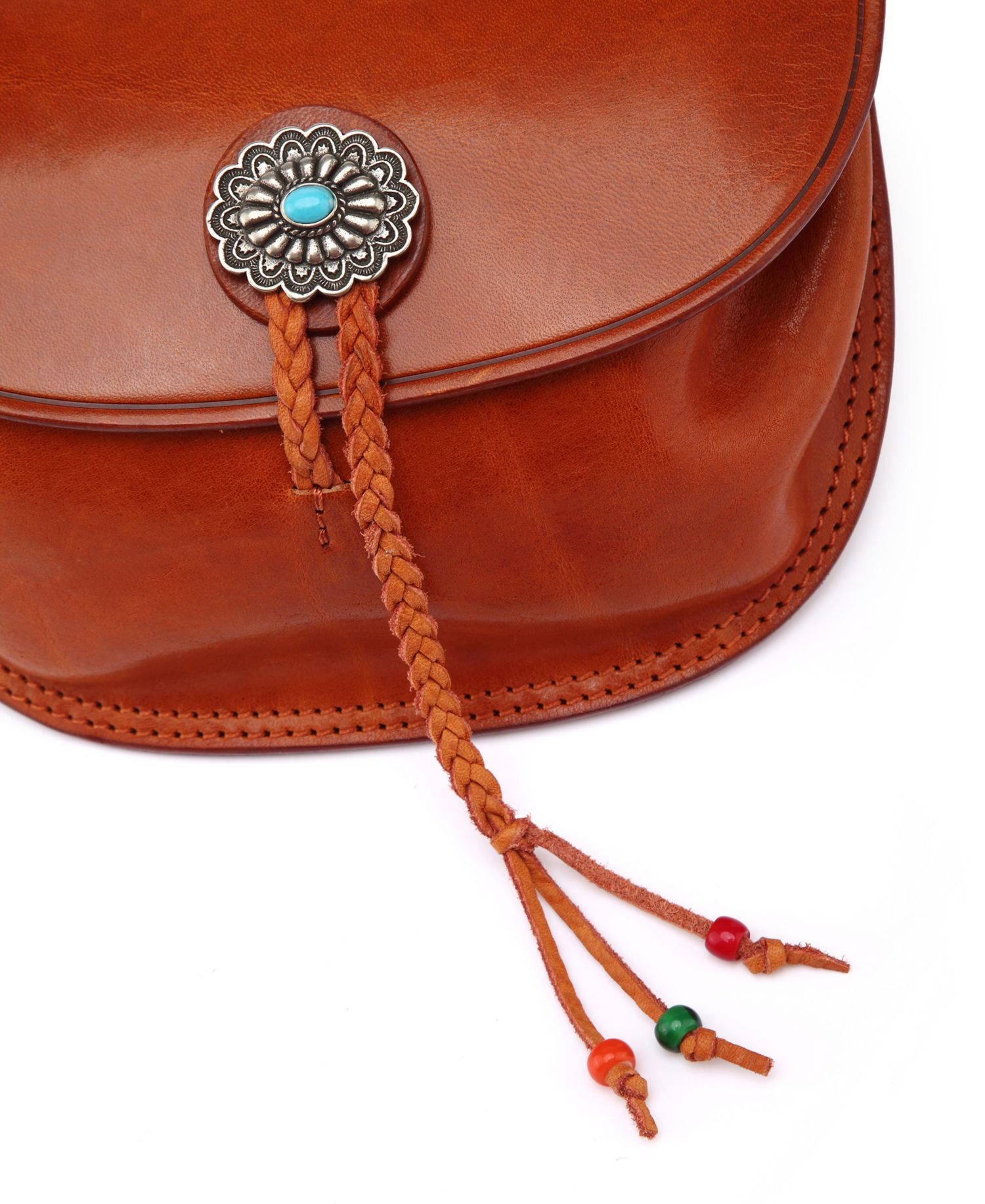 Women's Genuine Leather Garden Peony Crossbody