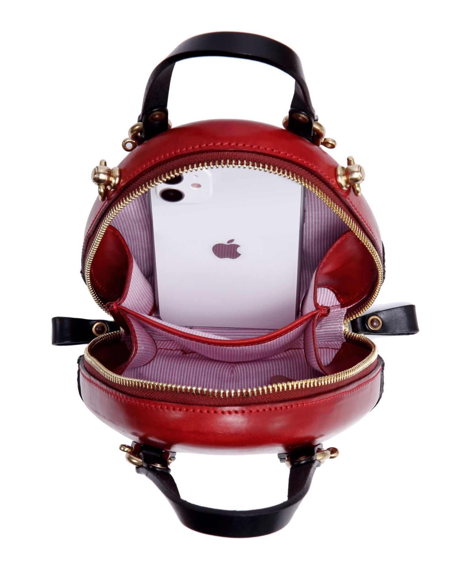 Women's Genuine Leather Fairy Lantern Mini Satchel