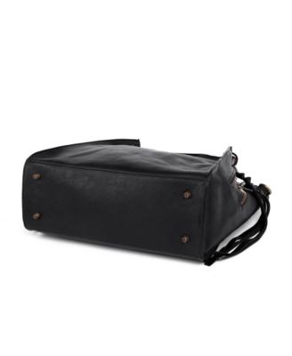 Daisy Large Leather Crossbody Tote Bag