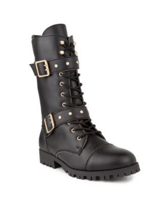 Sugar Women s Squad Tall Combat Boots Macy s