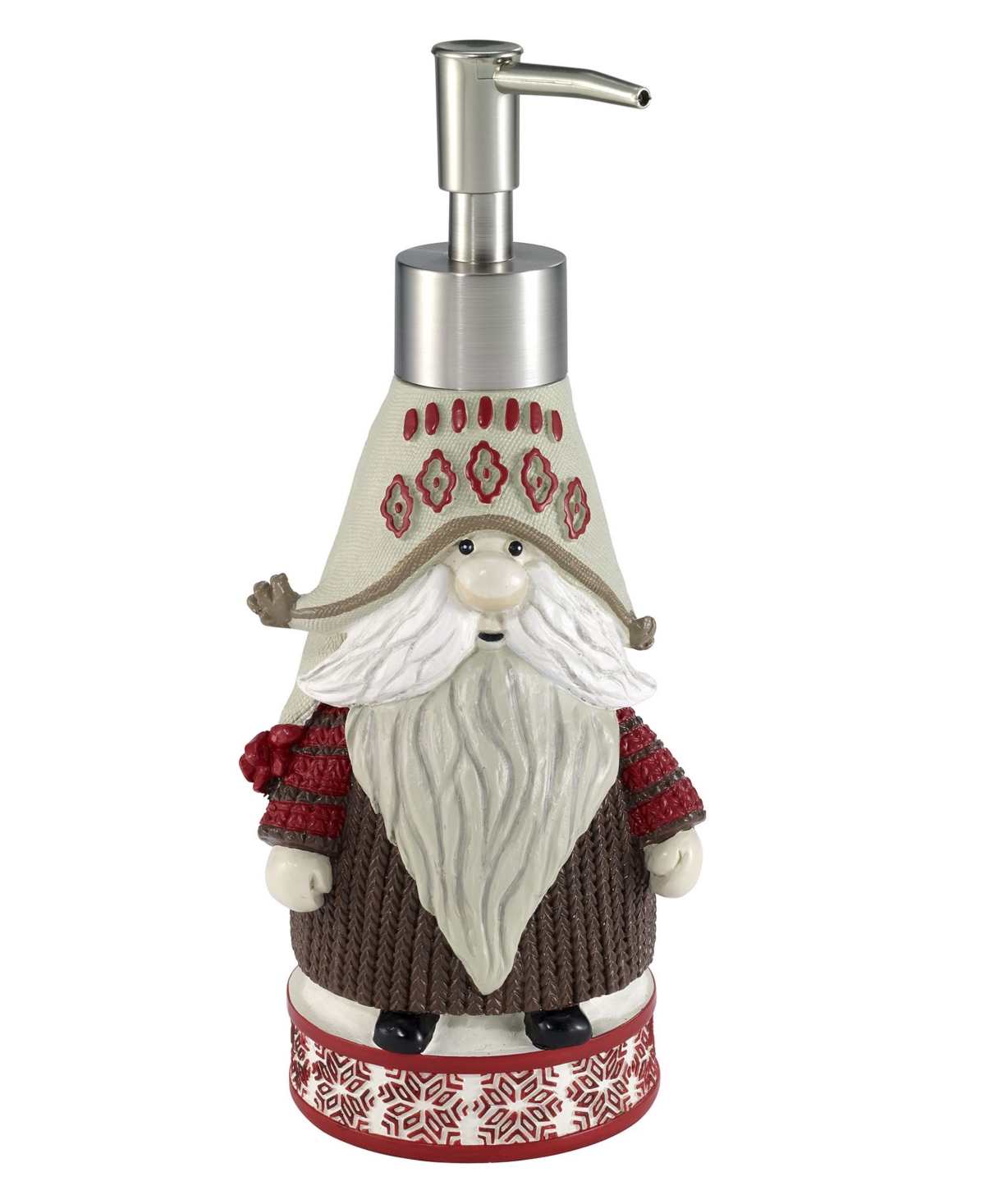 Christmas Gnomes Holiday Resin Soap/Lotion Pump - Multi